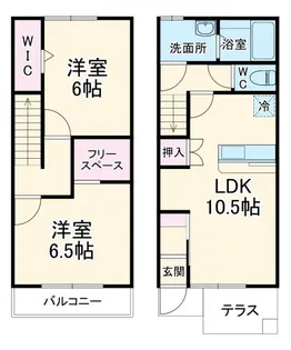 Maisonettepark美園A棟の間取り