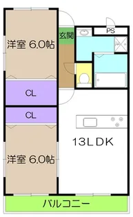 ウエスタンコート【2階】の間取り