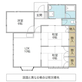 トミタメゾン F棟【2階】の間取り