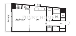 ヴァンベール青葉台【1階】の間取り