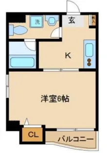 ドルフ東雪谷【4階】の間取り