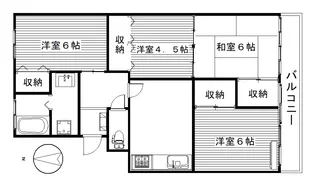 レジデンスYS【1階】の間取り