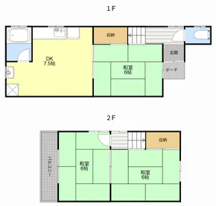 静岡県焼津市塩津【一戸建】の間取り