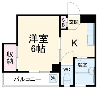 ヴィレッジ荒井【4階】の間取り