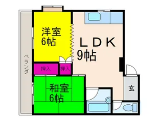 メゾンウカワの間取り