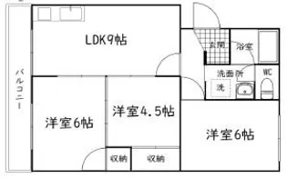 柳田マンション【3階】の間取り