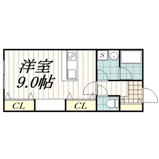 Casa Short Bang(カーサ ショートバング)【1階】の間取り