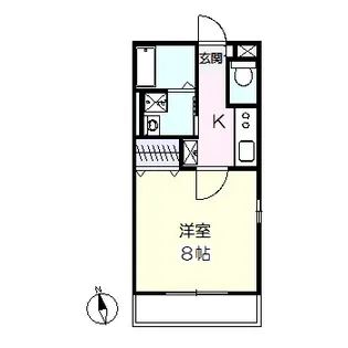 ベルヴュー如水I棟【2階】の間取り