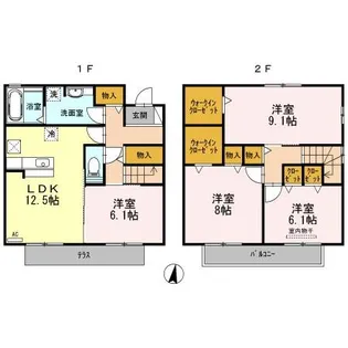セレーナ【2階】の間取り