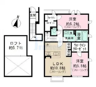 アボンリービレッジ【2階】の間取り