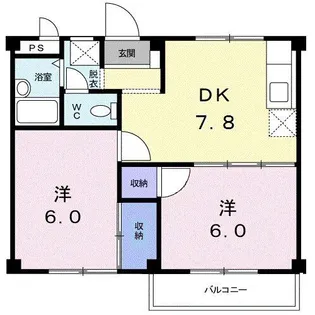 ローゼンバーム【2階】の間取り