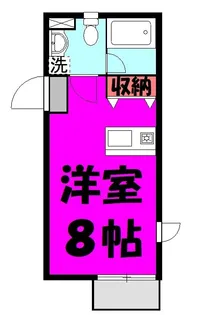 埼玉県春日部市大畑【アパート】の間取り