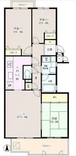 井の頭パーク・プラザ【1階】の間取り