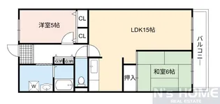 ネオコーポ鶴見緑地【9階】の間取り
