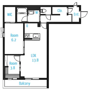 シャーメゾン湘南辻堂【3階】の間取り