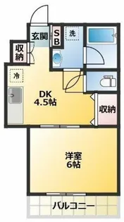 ドエル小竹向原I【2階】の間取り