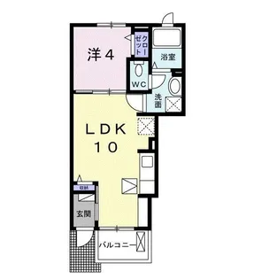 マーベラス国見【1階】の間取り