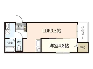 アドバンス矢野西B棟【3階】の間取り