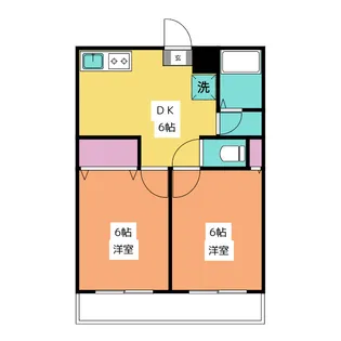 メゾン森1【1階】の間取り