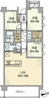 ザ・パークハウス宮前平【4階】の間取り