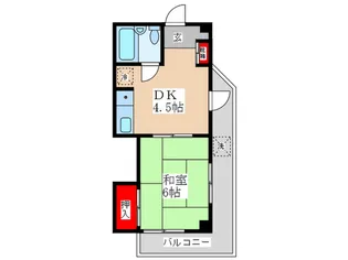 アネックス福生【2階】の間取り