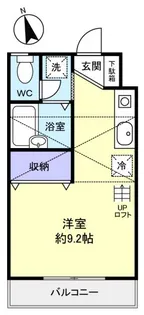 フロンティアI A棟【2階】の間取り