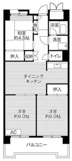 ビレッジハウス品川八潮タワー1号棟【3階】の間取り