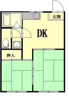 神奈川県大和市桜森3【アパート】の間取り