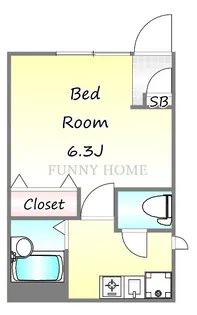 東京都世田谷区世田谷3【マンション】の間取り