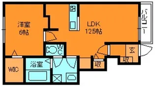 ベルオーブ10【1階】の間取り