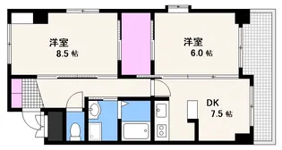 アティール観音【5階】の間取り