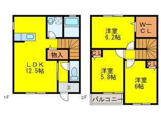 福岡県福岡市南区屋形原1【一戸建】の間取り