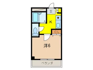 MOMO仁川【3階】の間取り