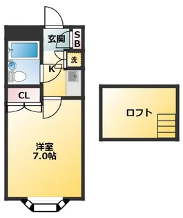 メイプルハウス【3階】の間取り