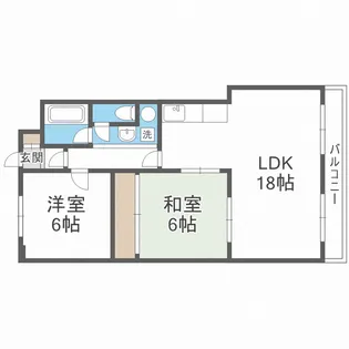 第2宏友(コウユウ)ハイツ【3階】の間取り