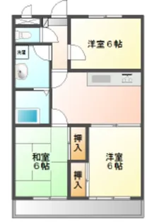 エクレール【2階】の間取り