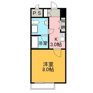 PIGEON VERT【4階】の間取り