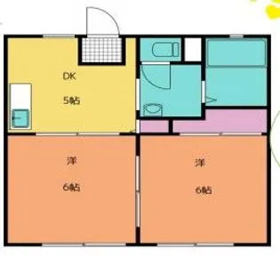 サンビレッジOGASA B【2階】の間取り