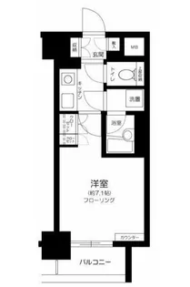 ファミール芝公園グランスイート ラ・ヴィル【9階】の間取り