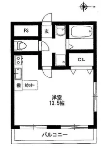 グランドール姫路【2階】の間取り