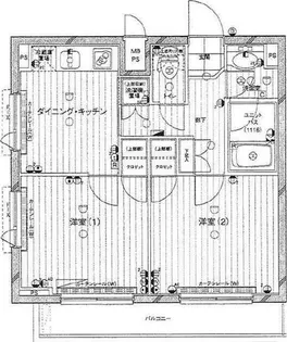 ルーブル神楽坂参番館【4階】の間取り