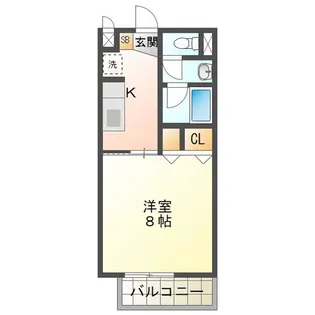 ルーラル勇【1階】の間取り