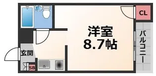 ブルースターG1【3階】の間取り