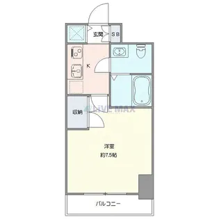 メゾン・ド・ヴィレ勝どき【2階】の間取り