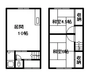 坂下アパート【1階】の間取り