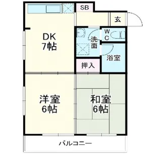 第2鈴木コーポ【3階】の間取り