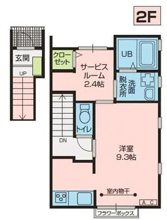 シヨン【2階】の間取り