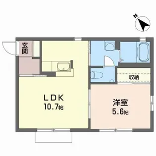 フォーブル377【1階】の間取り