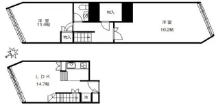 コープオリンピア【6階】の間取り