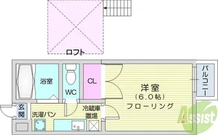 アーバンシティ西多賀【1階】の間取り